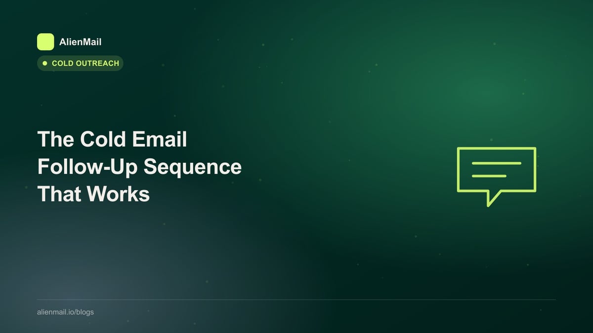 The Cold Email Follow-Up Sequence That Works